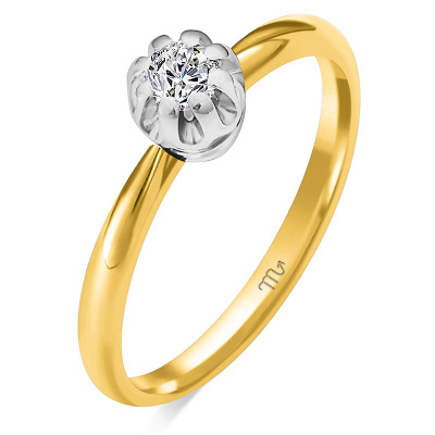 Pierścionek zaręczynowy - diament